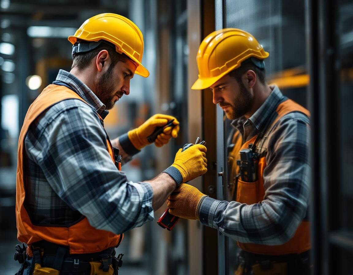 Ouverture de porte par un serrurier professionnel