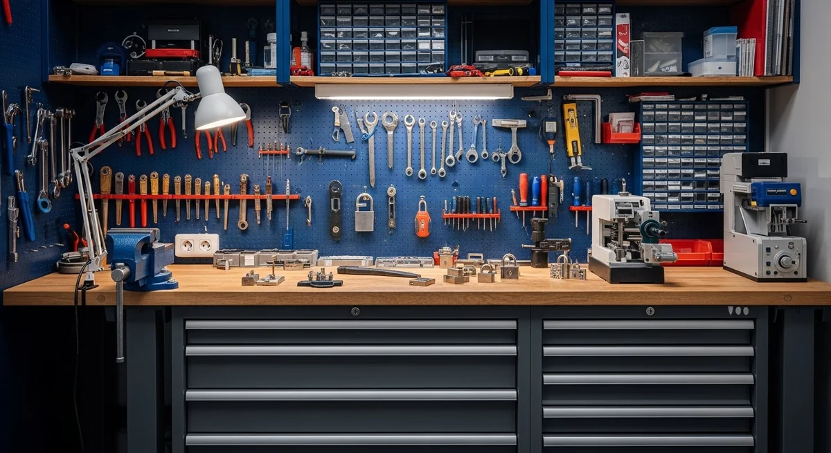 Atelier professionnel de serrurier à Paris